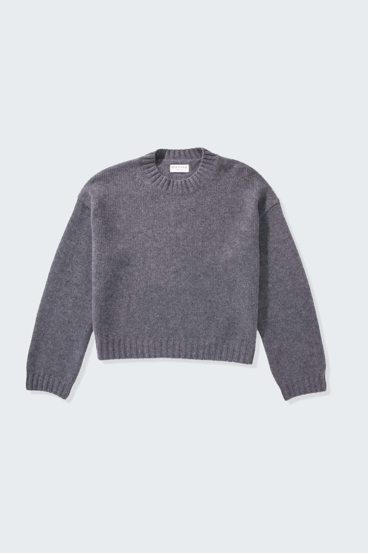 Women’s Raeburn Boxy Cashmere Crew Neck Jumper - Grey