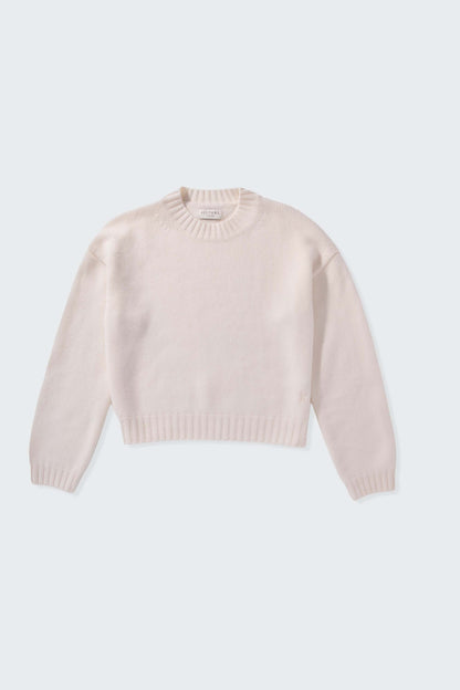 Women’s Raeburn Boxy Cashmere Crew Neck Jumper - Off White