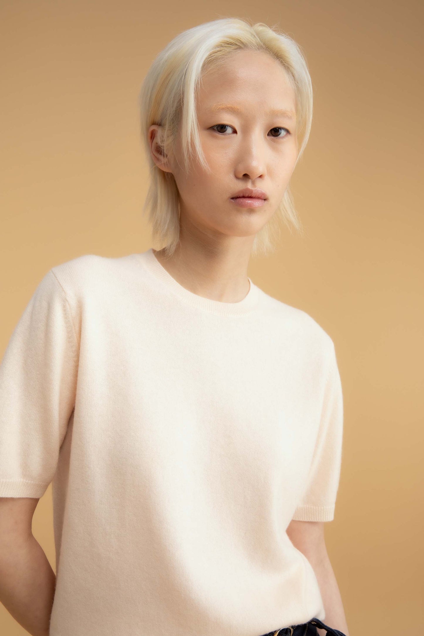 Stockbridge Cashmere T-shirt - Cream