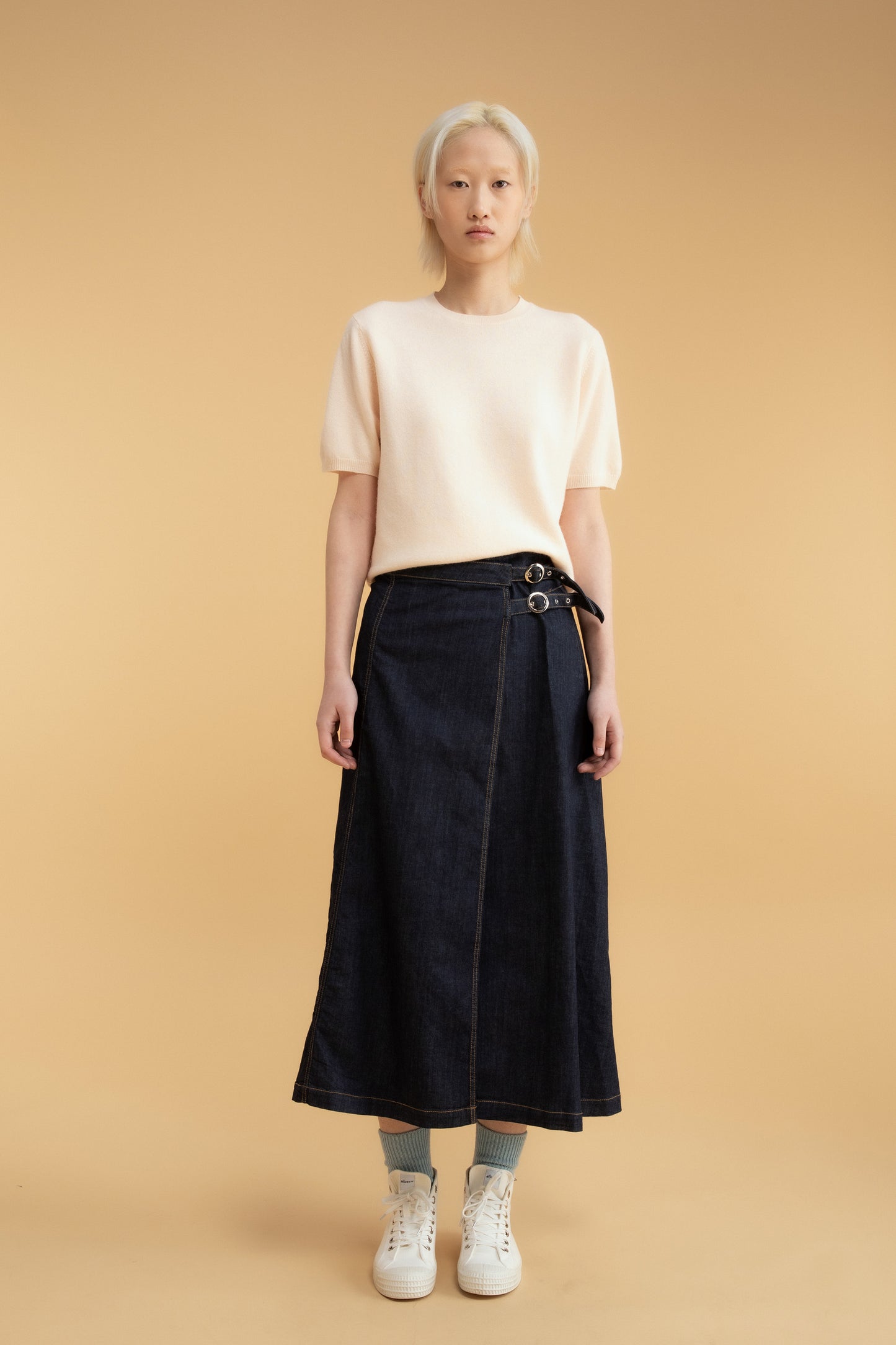 Stockbridge Cashmere T-shirt - Cream