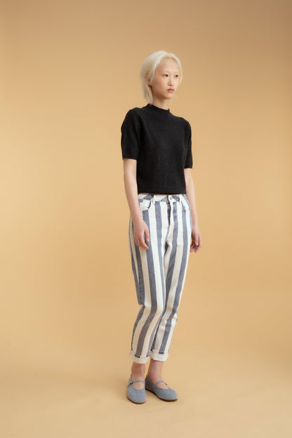 Trinity Cashmere T shirt - Charcoal