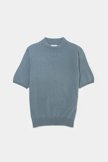Trinity Cashmere T-shirt - Forth Blue