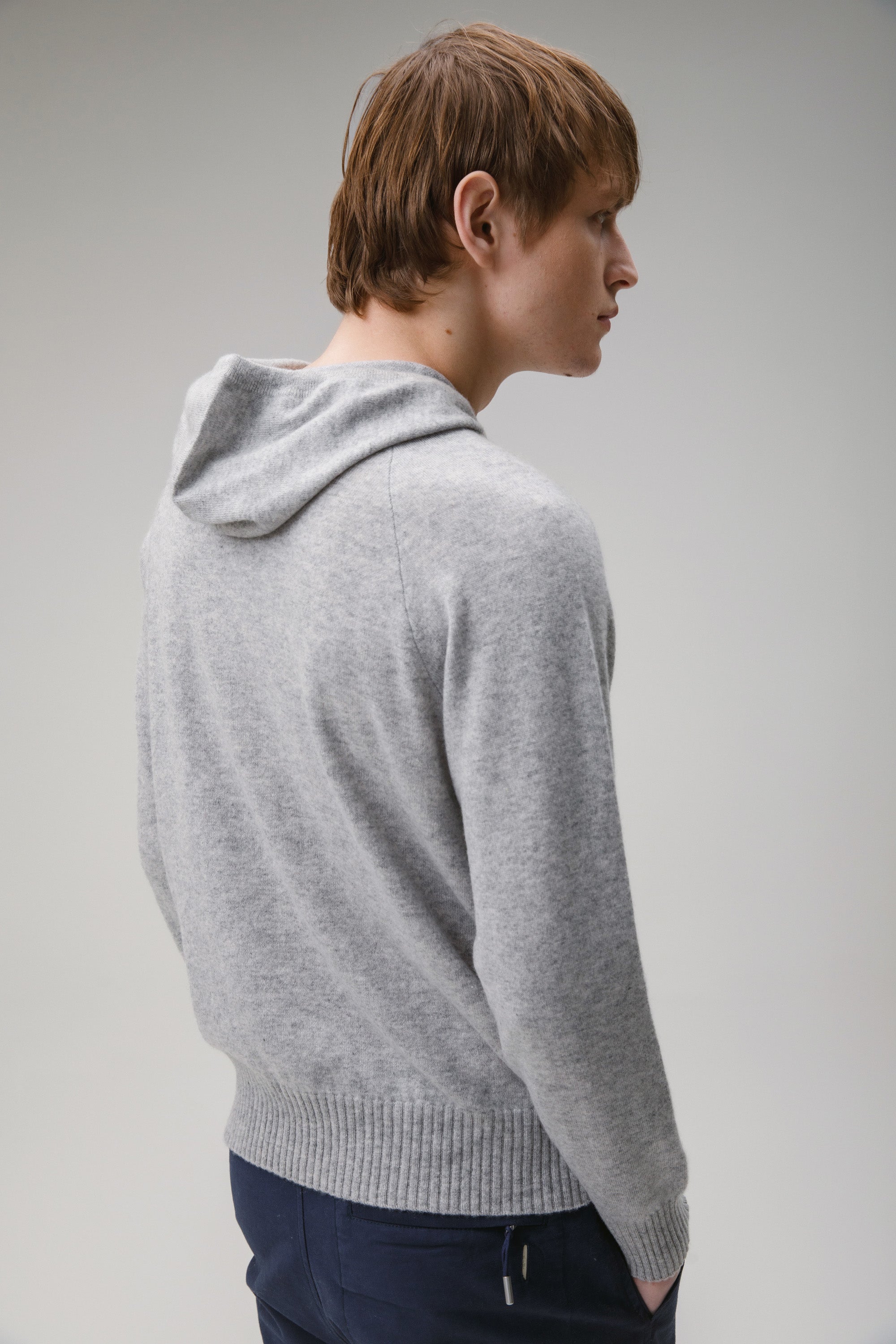 Unisex Cashmere Hoodie - Light Grey – Kiltane