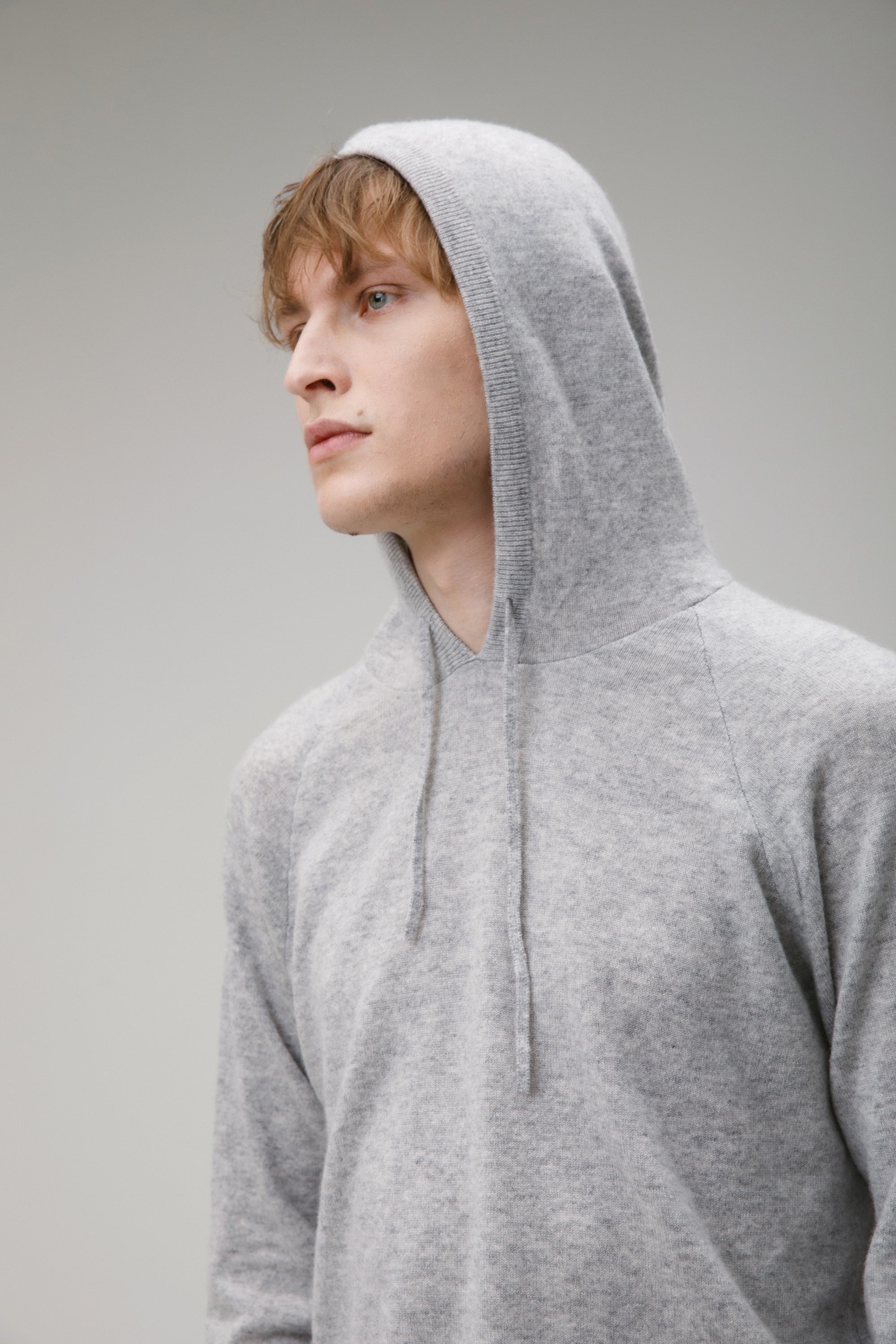 Unisex Cashmere Hoodie - Light Grey – Kiltane