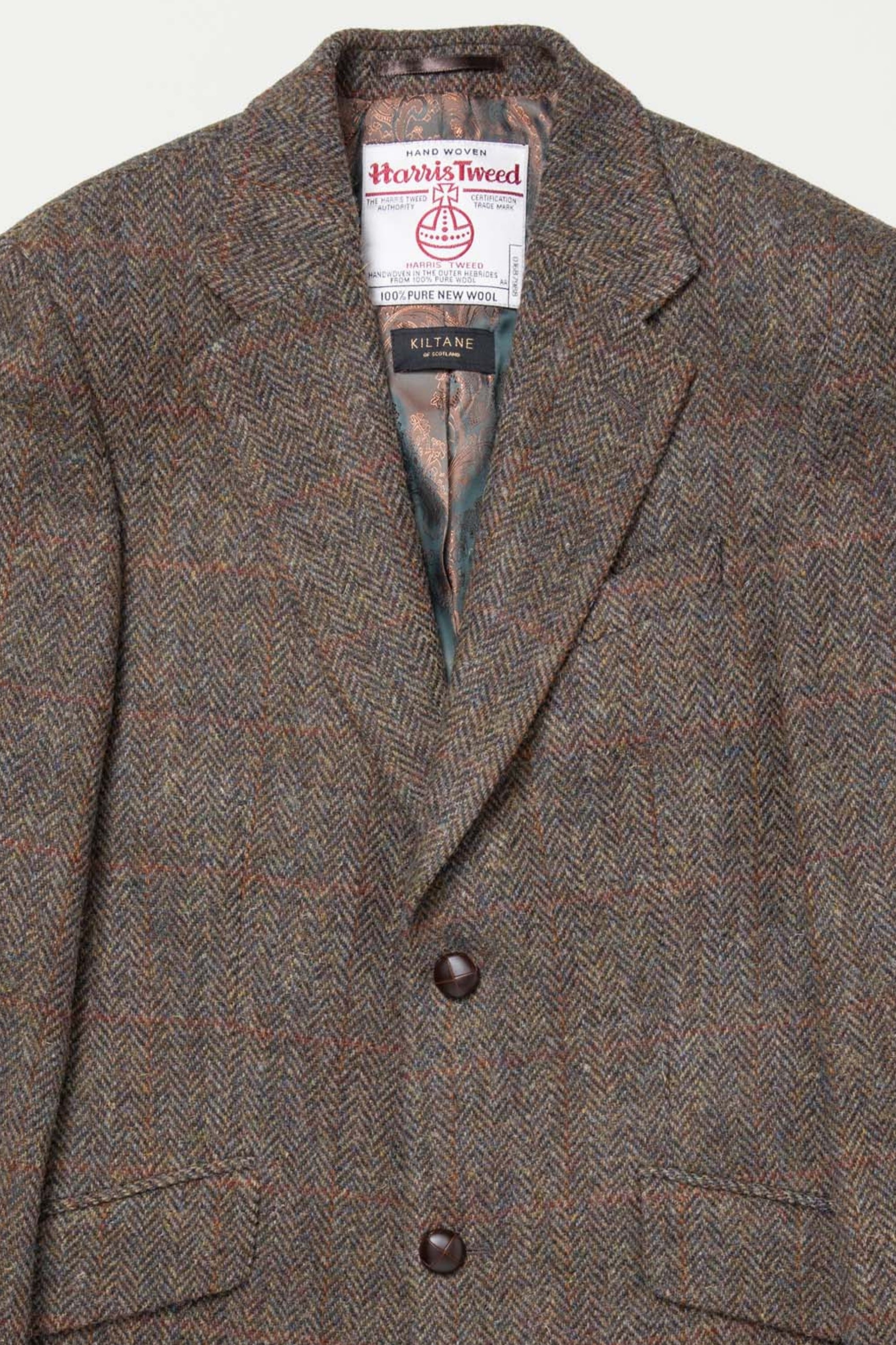 Men's Harris Tweed Finlay Jacket - Brown Check – Kiltane