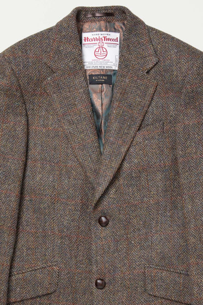 Men's Harris Tweed Finlay Jacket - Brown Check