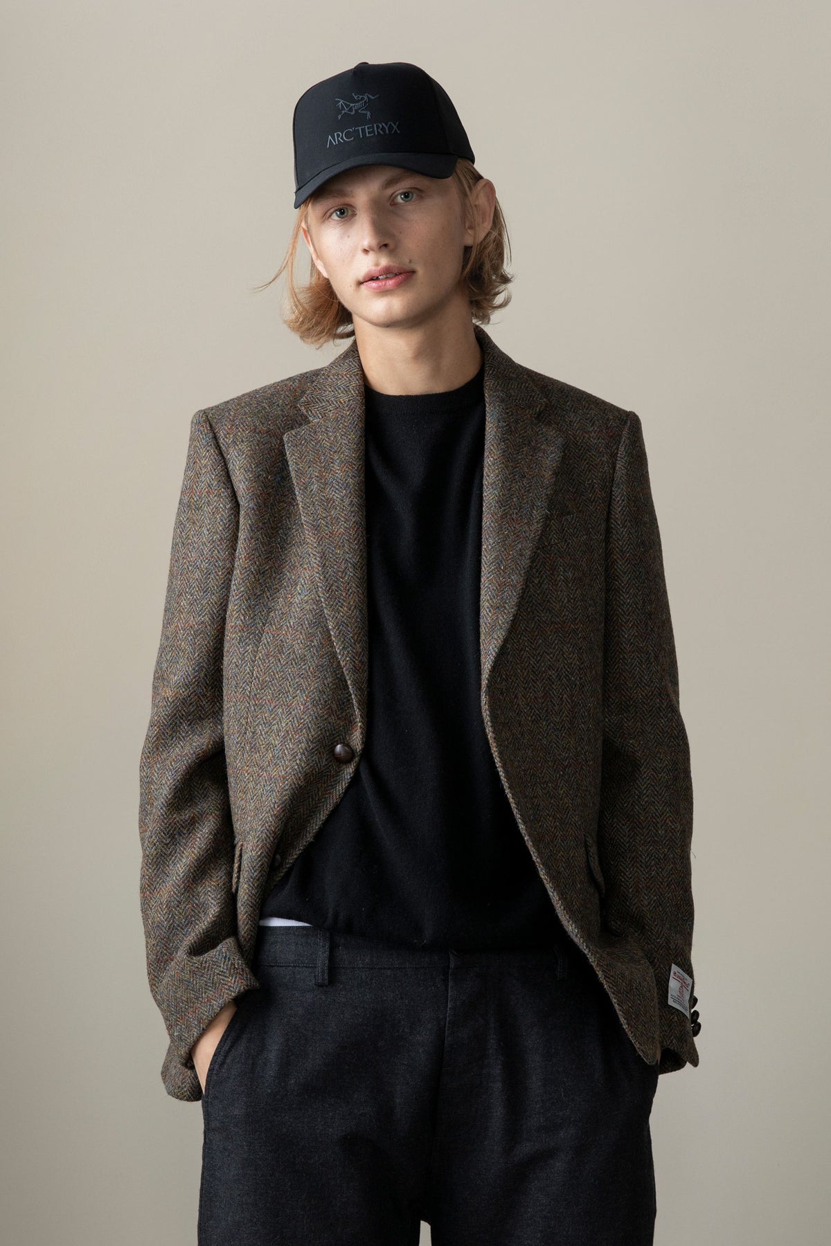 Men's Harris Tweed Patrick Jacket - Brown Check