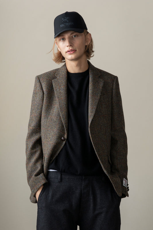 Men's Harris Tweed Patrick Jacket - Brown Check