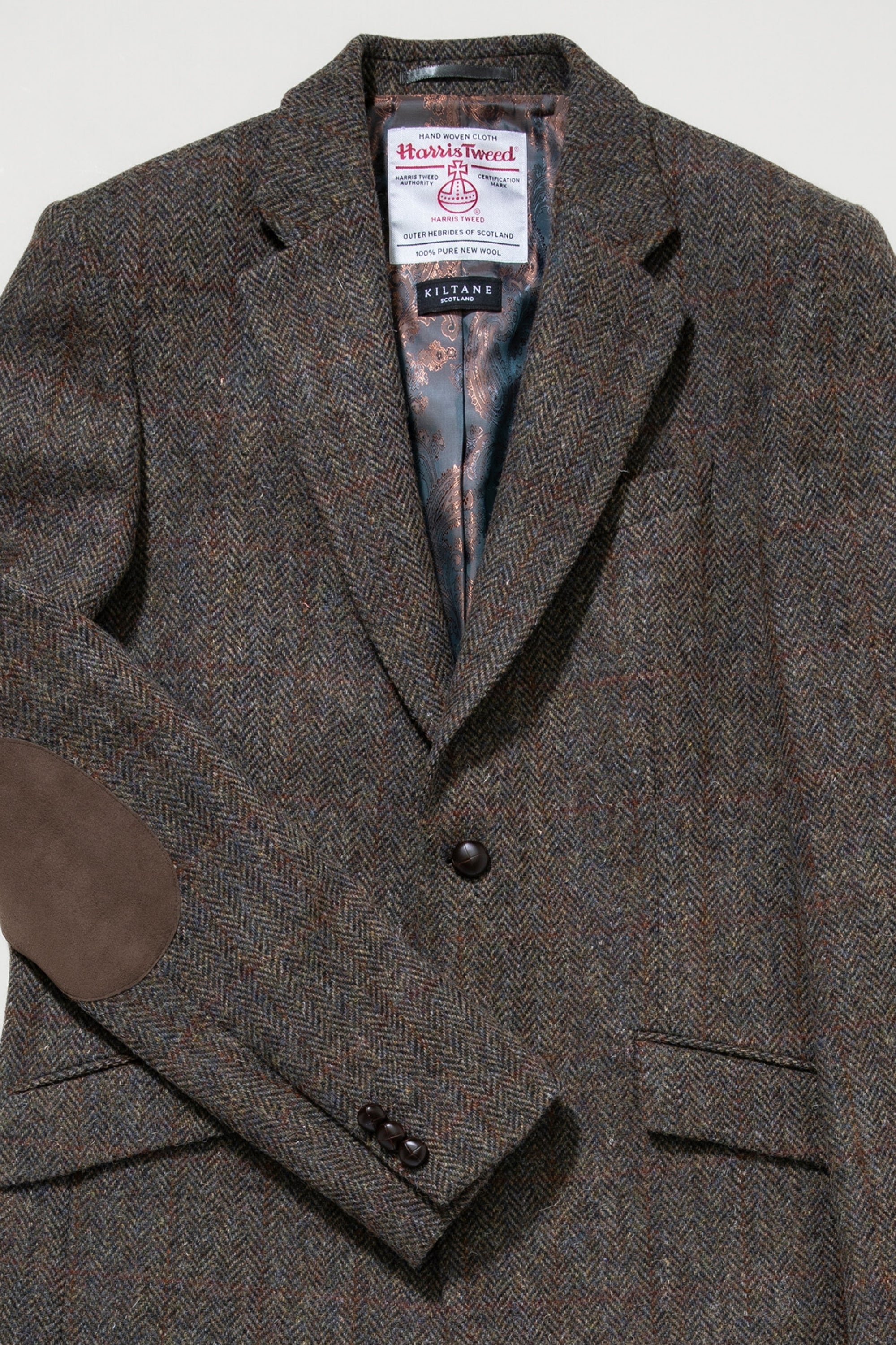 Men's Harris Tweed Patrick Jacket - Brown Check – Kiltane