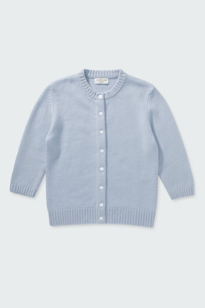 Women's New Town 3/4 Sleeve Cashmere Cardigan - Blue Aura