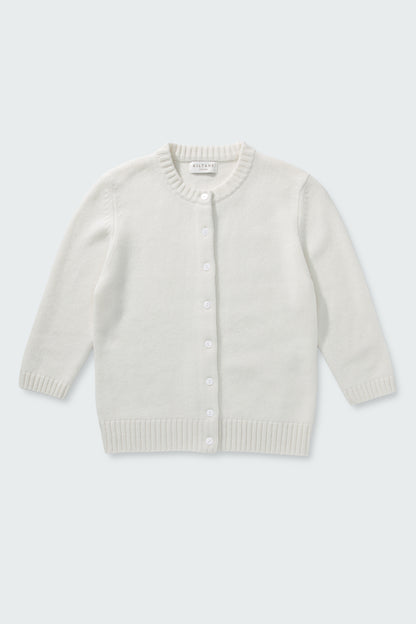 Women's New Town 3/4 Sleeve Cashmere Cardigan - Soft White