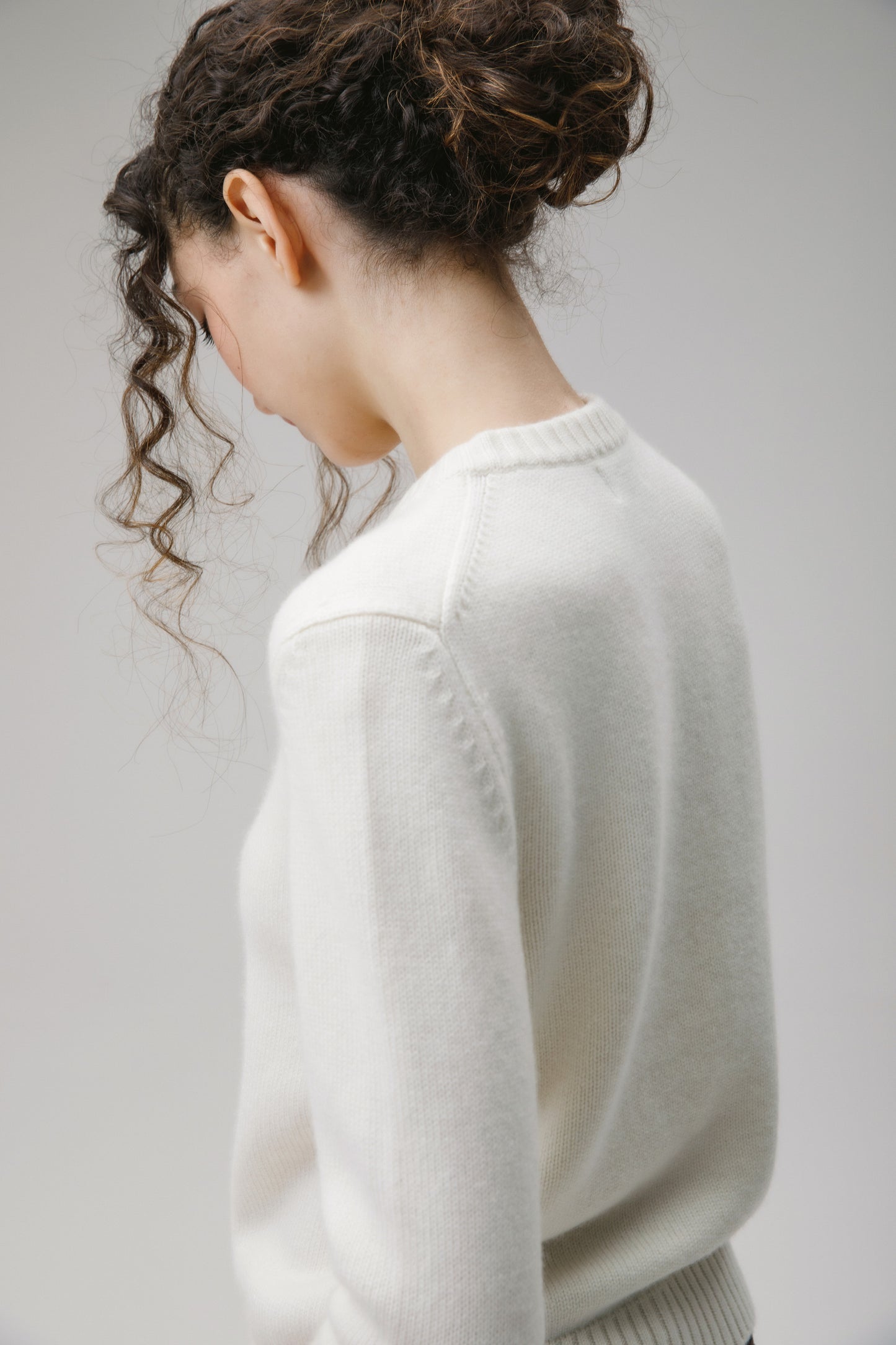 Women's New Town 3/4 Sleeve Cashmere Cardigan - Soft White