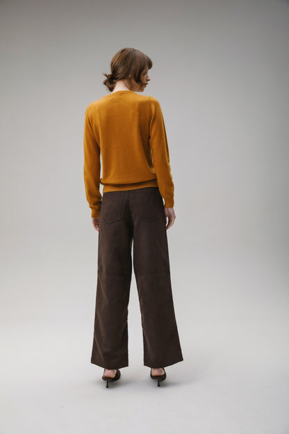Women's Morningside Cashmere Cardigan - Amber Haze