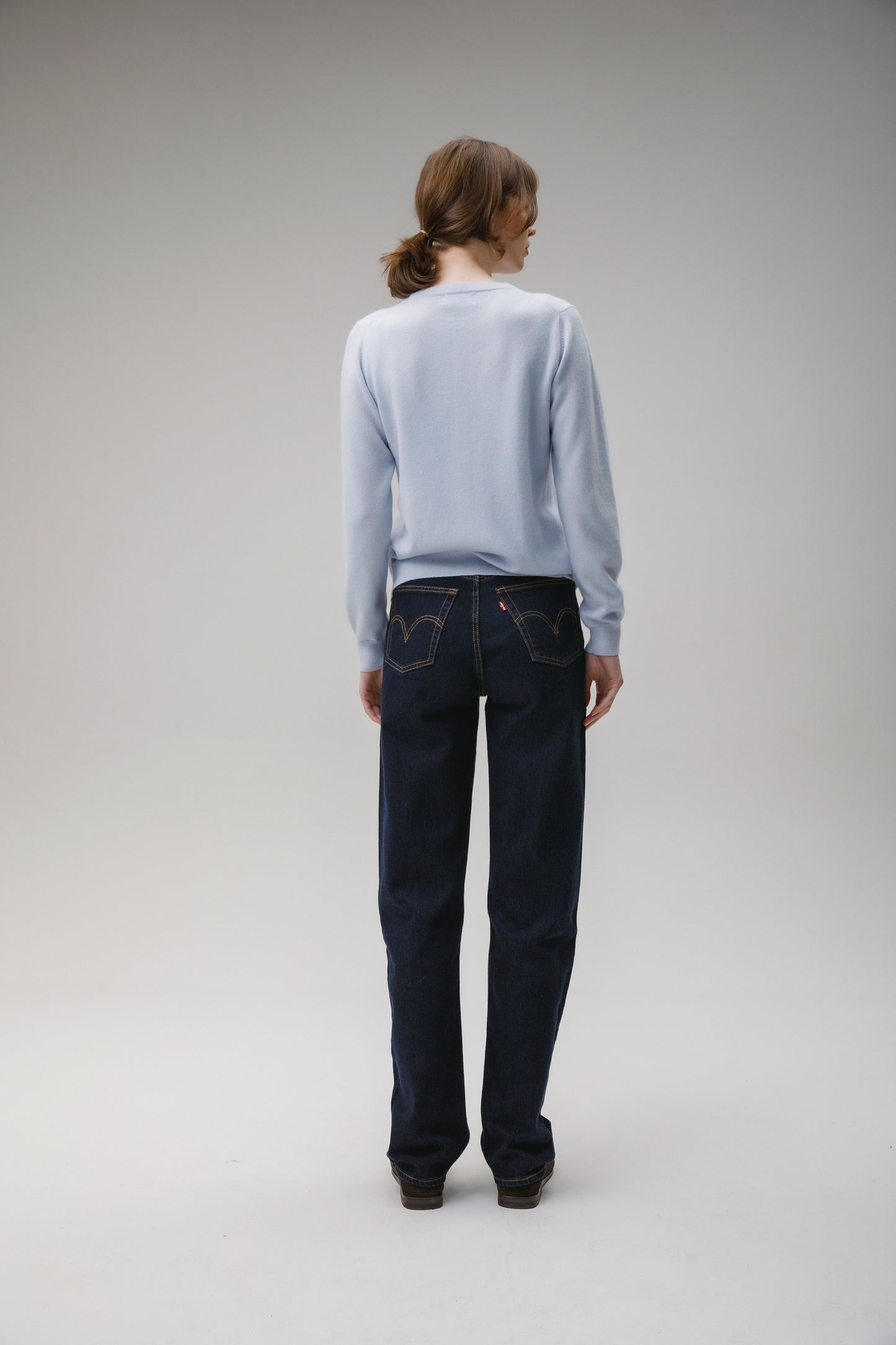 Women's Morningside Cashmere Cardigan - Blue Aura