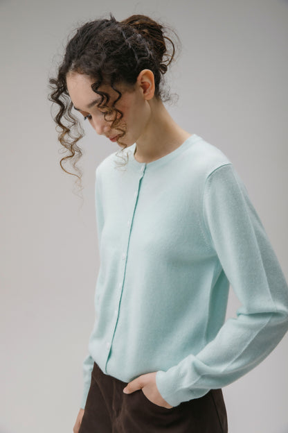 Women's Morningside Cashmere Cardigan - Jelly Mint