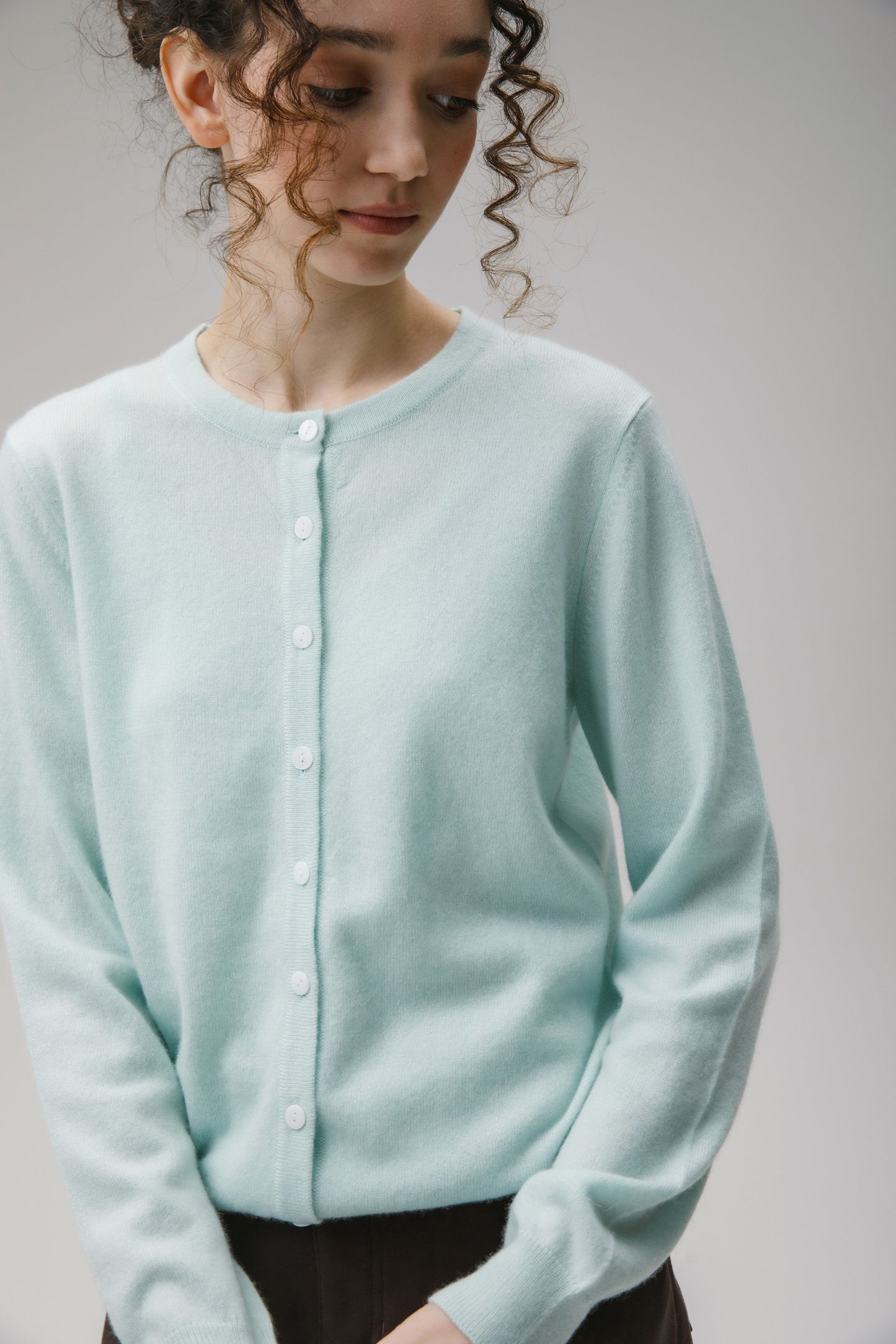 Women's Morningside Cashmere Cardigan - Jelly Mint