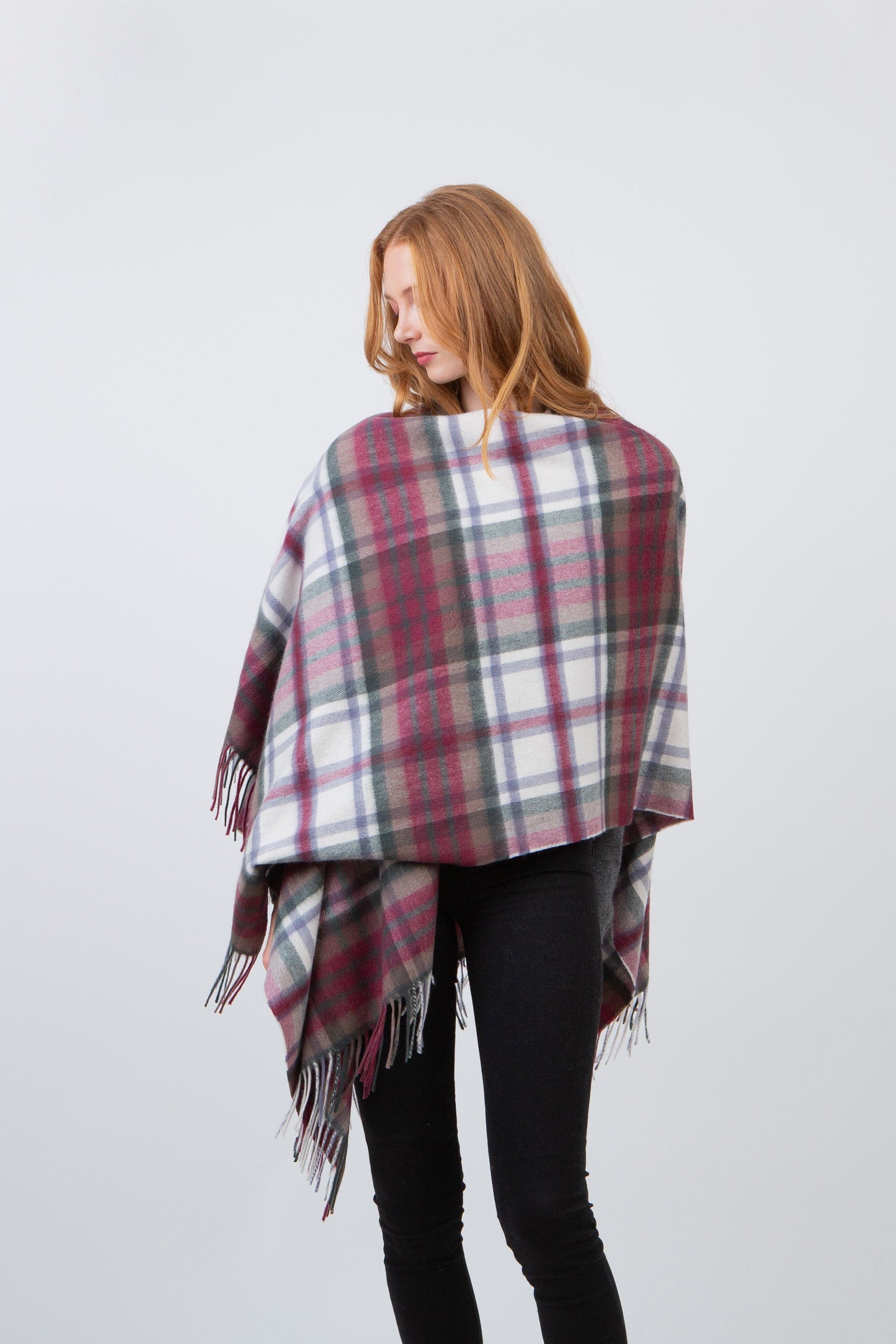Heritage Tartan Cashmere Wrap Dress Mcduff