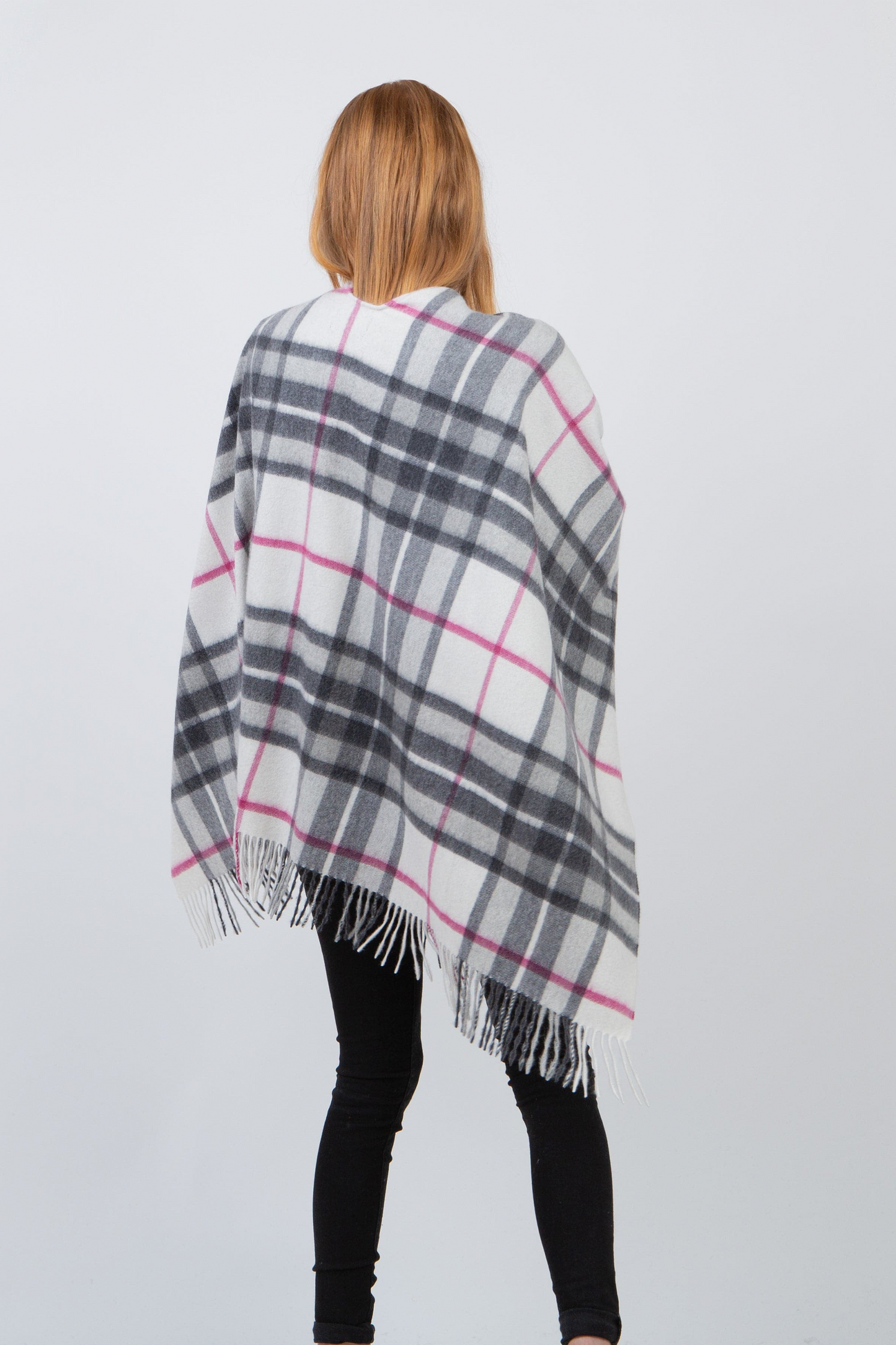 Scotty Thompson Cashmere Wrap - White