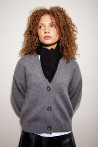 Cashmere Cross Front Hood - Derby Grey