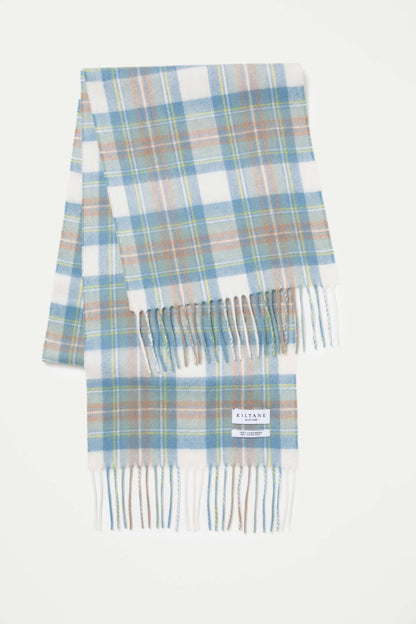 Heritage Tartan Cashmere Scarf - Muted Stewart