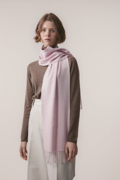 Solid Cashmere Scarf - Pale Lilac