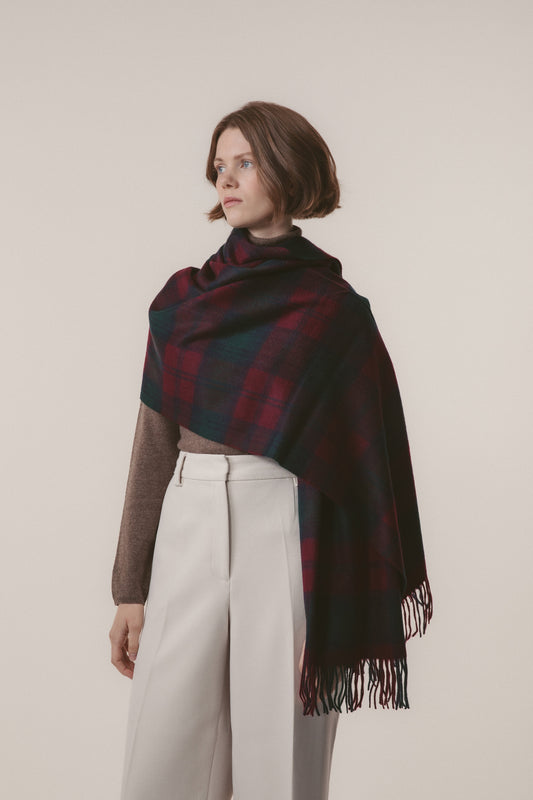 Heritage Tartan Cashmere Stole - Lindsay