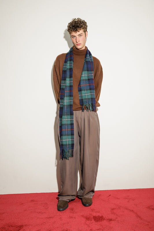 Heritage Tartan Cashmere Wide Scarf - Mackenzie