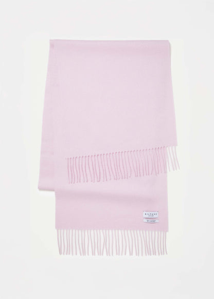 Solid Cashmere Wide Scarf - Lilac