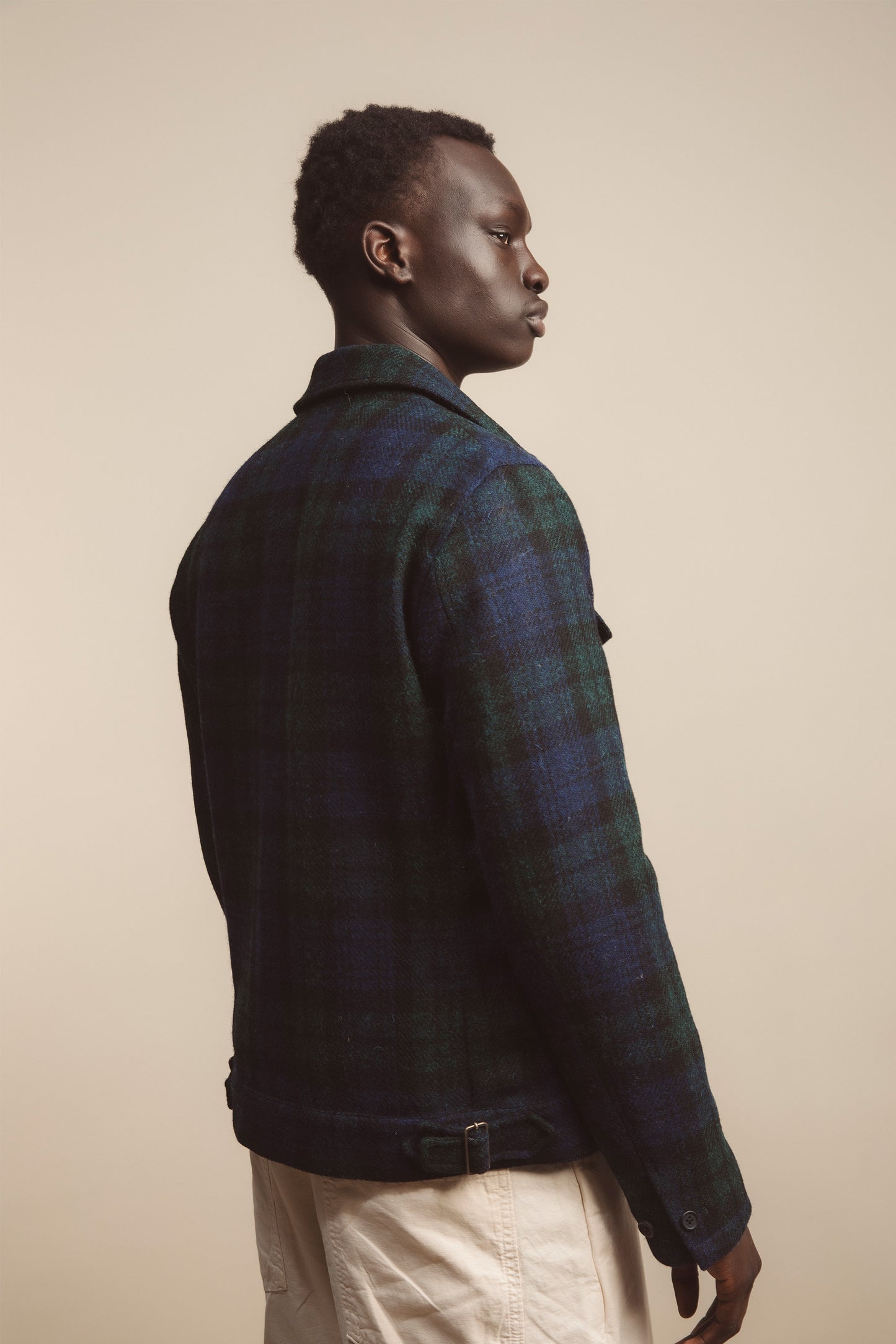 Blackwatch Harris Tweed Men's Jacket