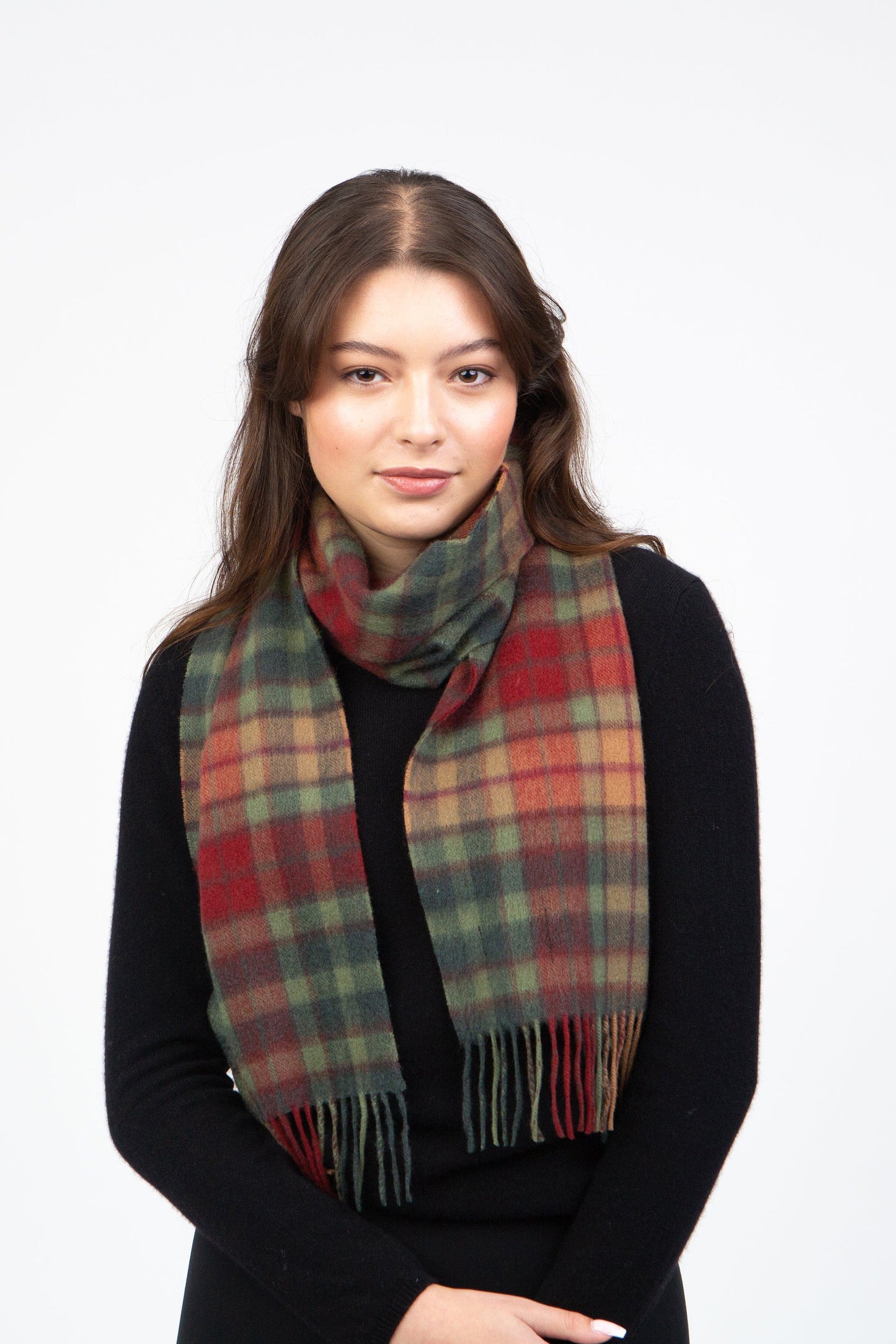 Heritage Tartan Cashmere Scarf - Autumn Buchanan