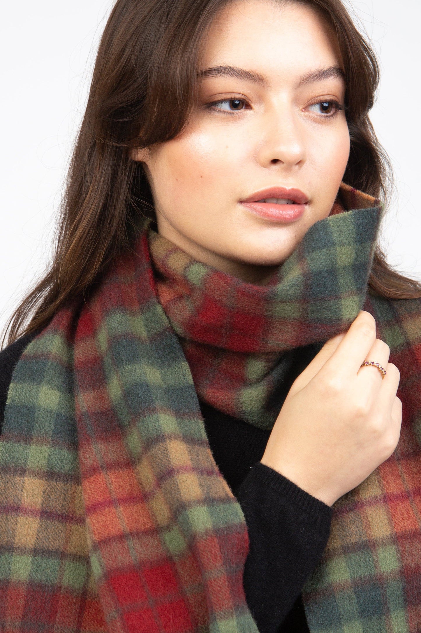 Heritage Tartan Cashmere Scarf - Autumn Buchanan