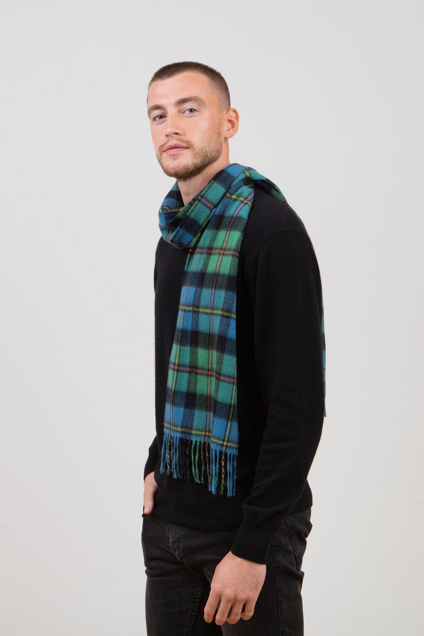 Heritage Tartan Cashmere Scarf - Macleod Antique