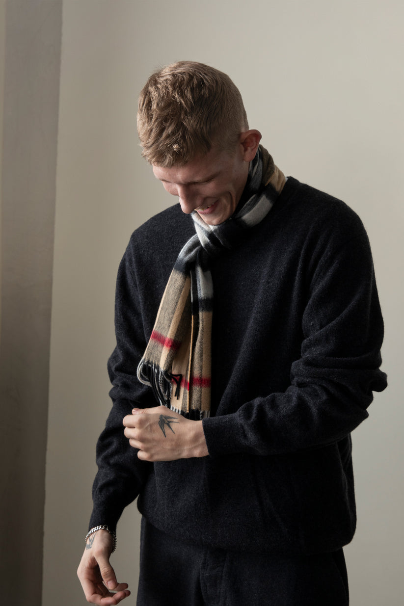 Exploded Camel Thompson Cashmere Scarf – Kiltane