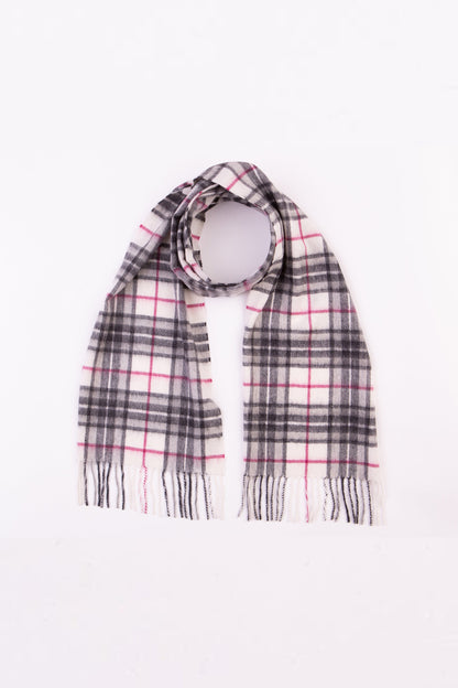 Scotty Thompson Cashmere Scarf - White