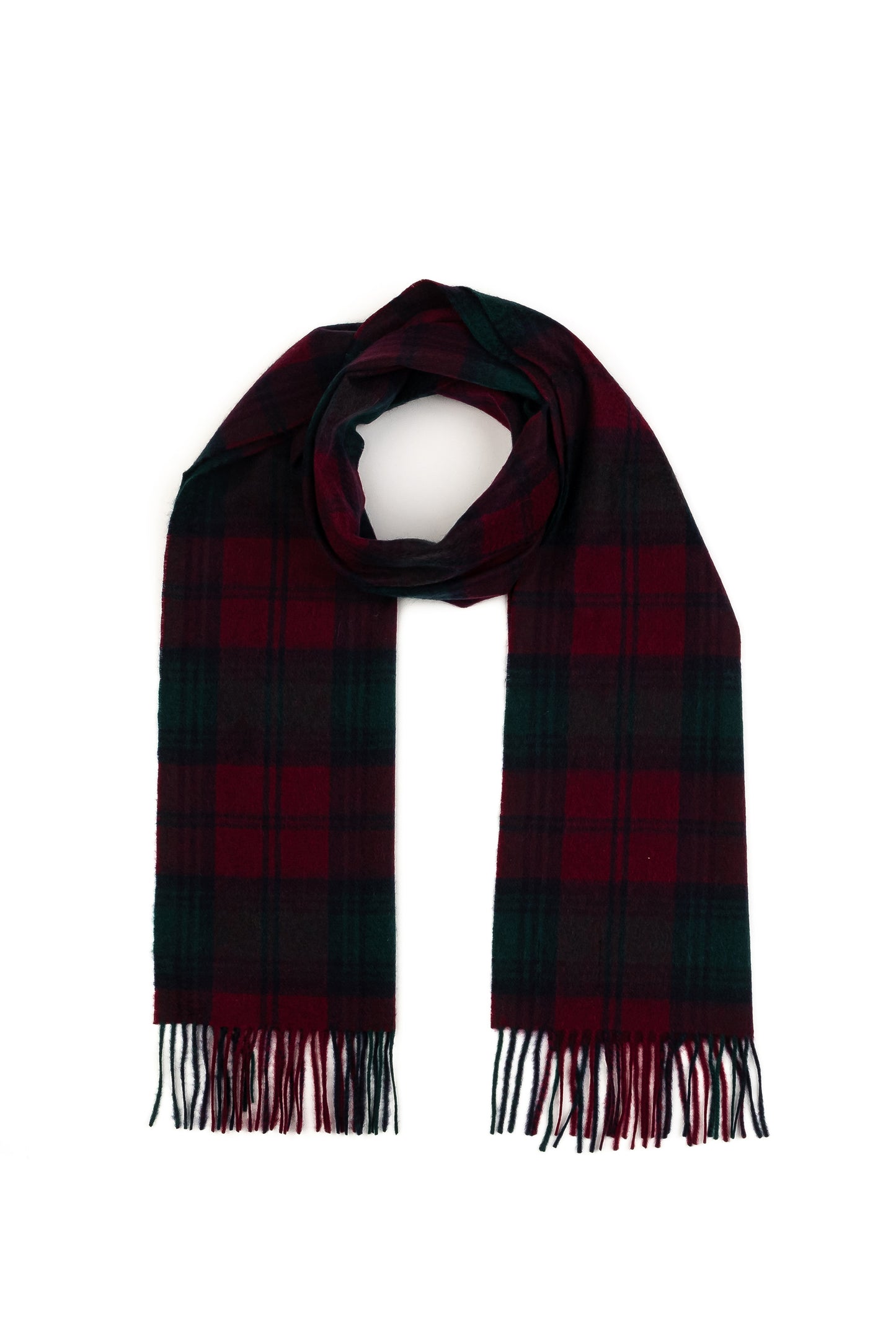 Heritage Tartan Cashmere Wide Scarf - Lindsay