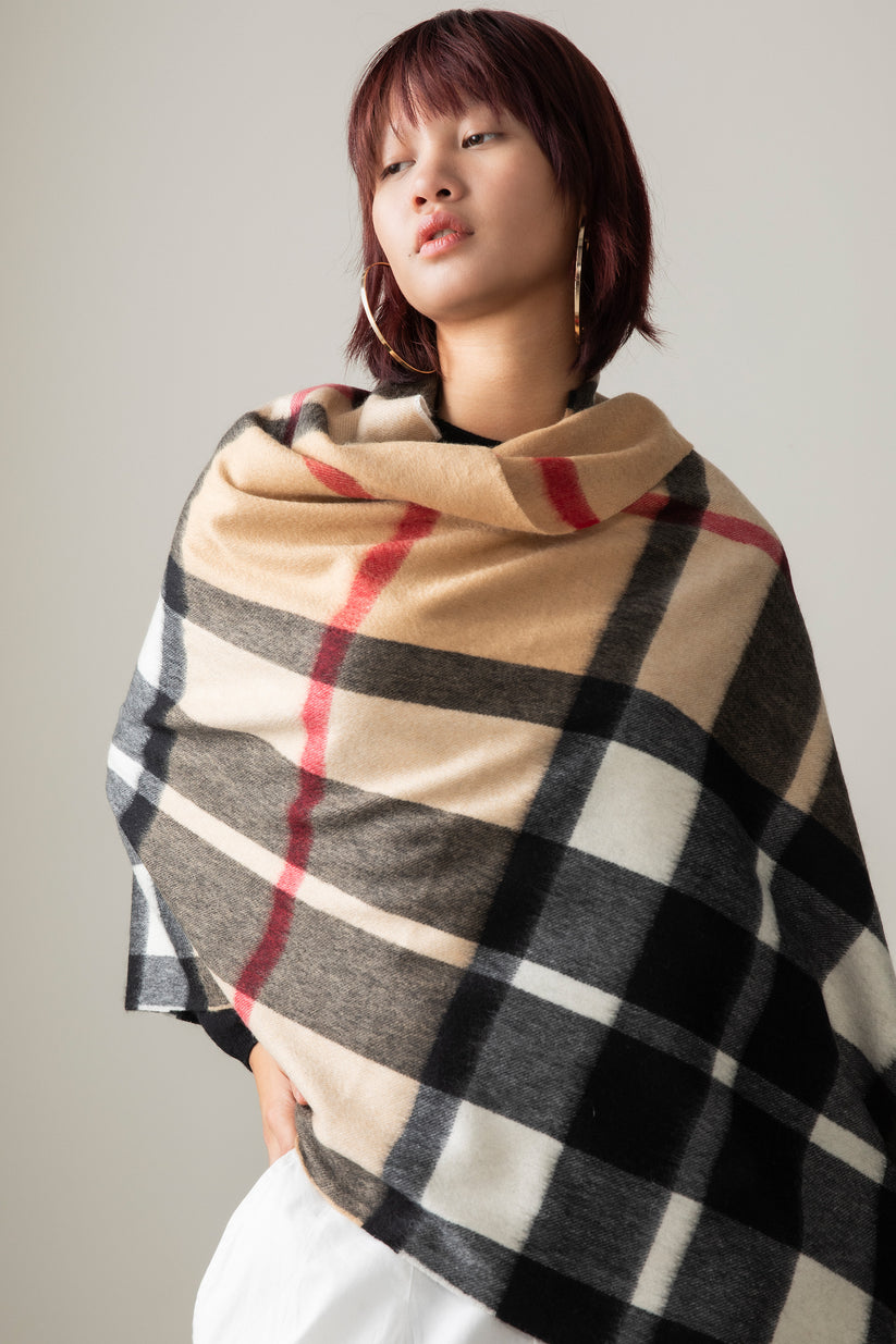 Exploded Camel Thompson Cashmere Stole – Kiltane