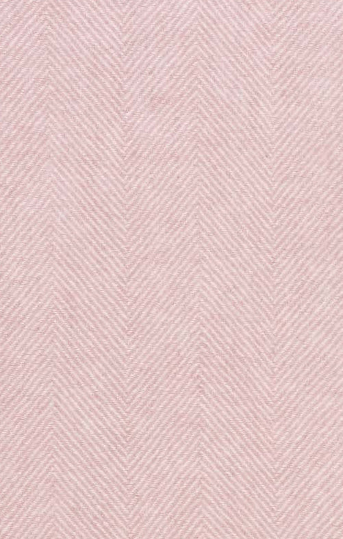Herringbone Lambswool Throw - Cameo Rose