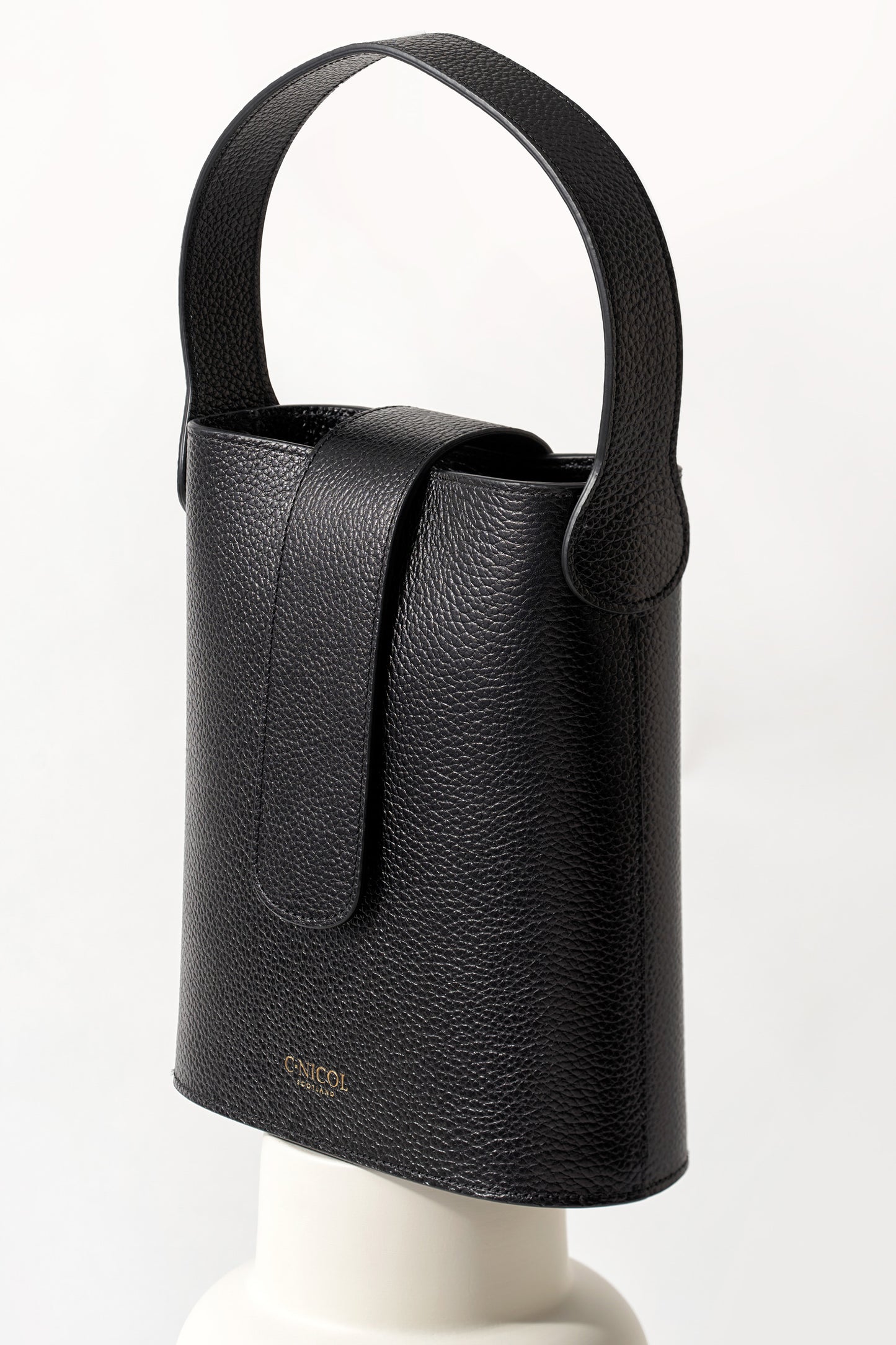 Holly Mini Bucket Bag - Black