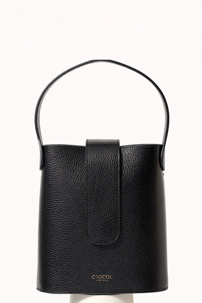 Holly Mini Bucket Bag - Black