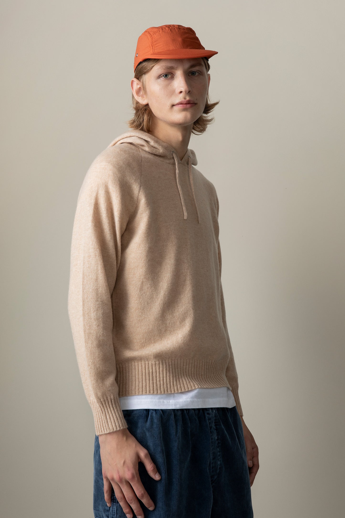 Unisex Cashmere Hoodie - Vicuna