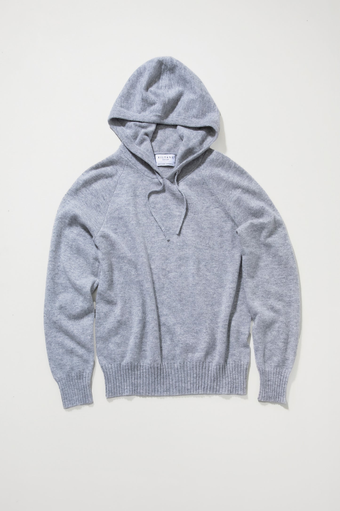 Unisex Cashmere Hoodie - Light Grey