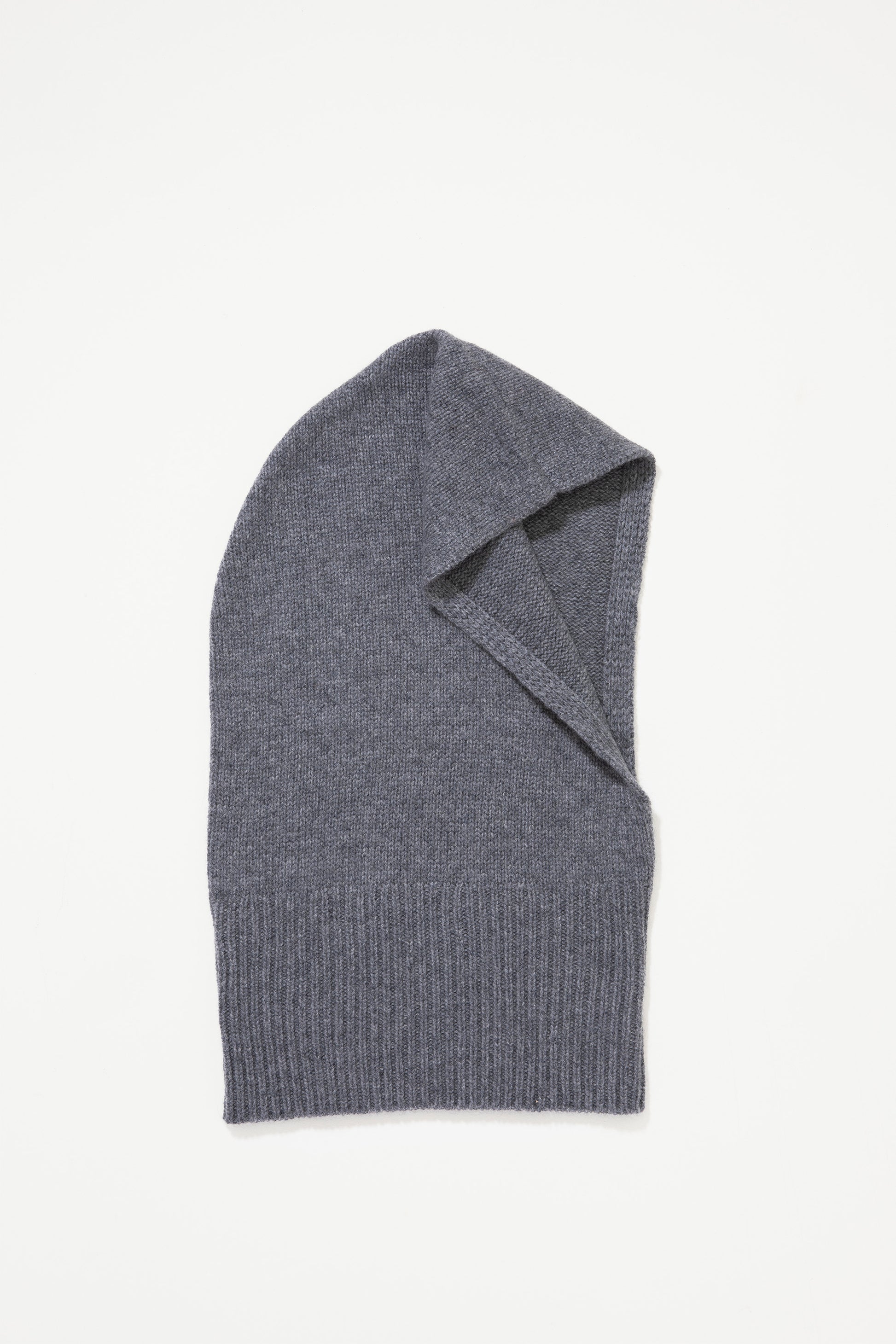 Knitted Grey Hood