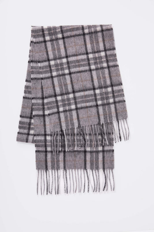 Scotty Thompson Lambswool Scarf - Pewter