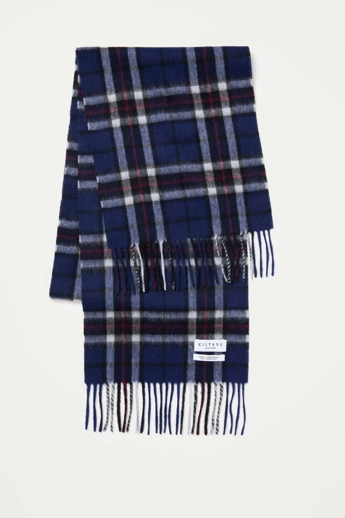 Scotty Thompson Lambswool Scarf - Navy