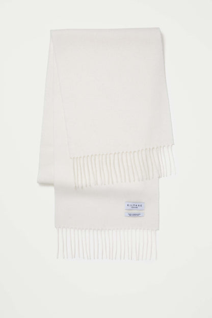 Solid Lambswool Scarf - Soft Cream