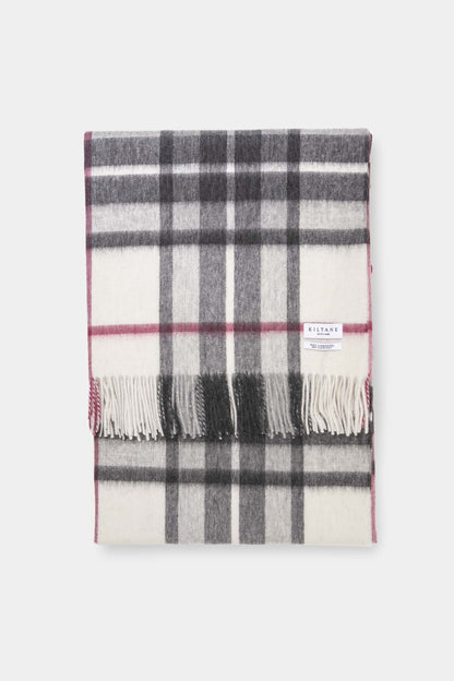 Lambswool Throw - White Scotty Thompson