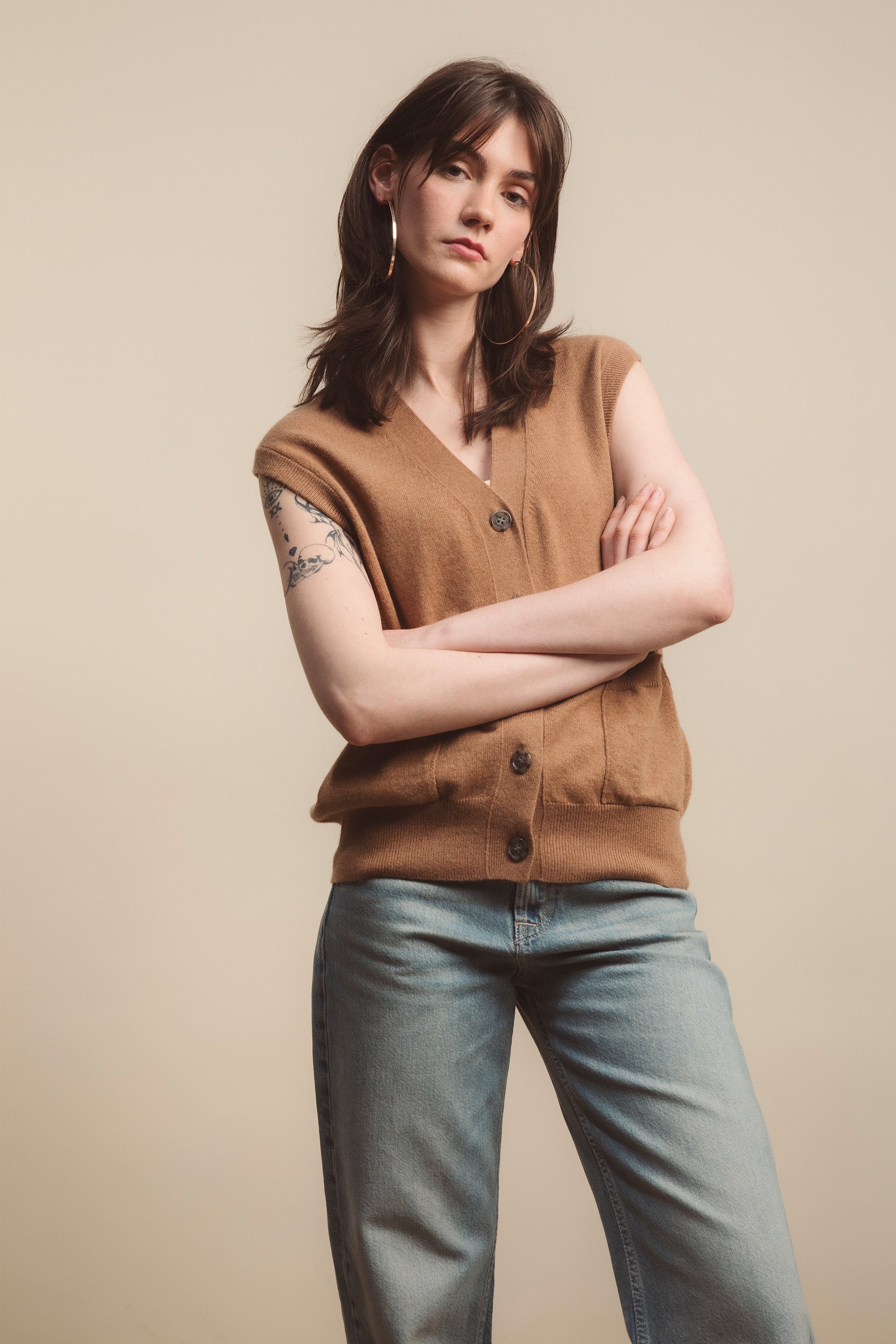Cashmere waistcoat clearance