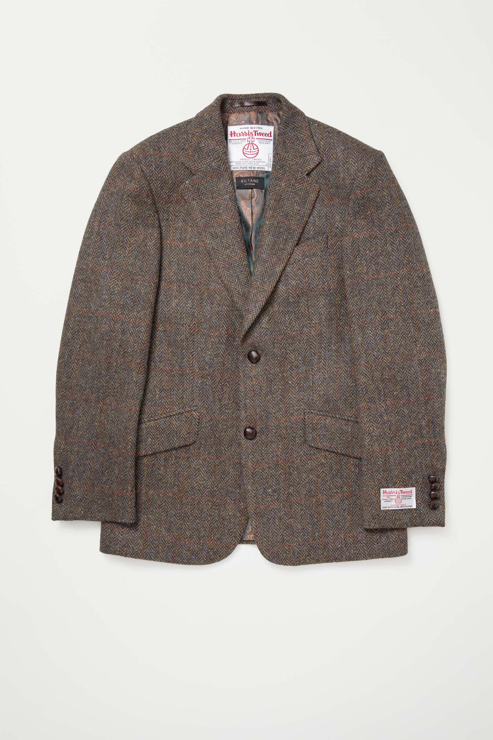 Men's Harris Tweed Finlay Jacket - Brown Check – Kiltane