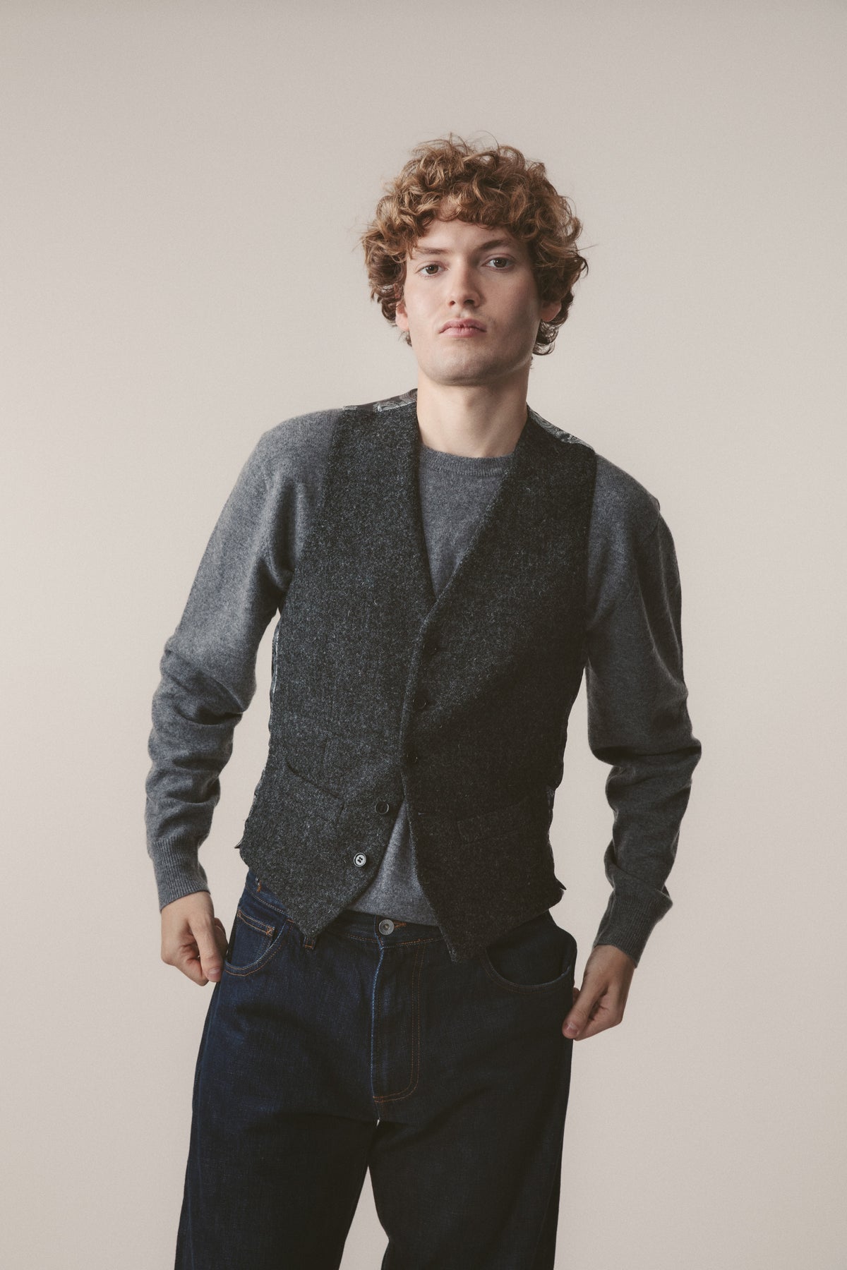 Iain Waistcoat Melange