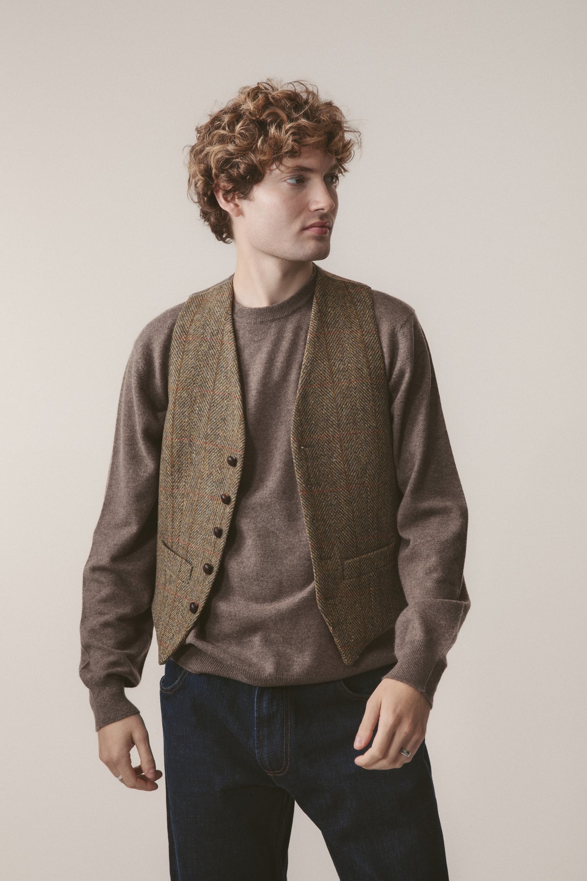 Iain Waistcoat Check